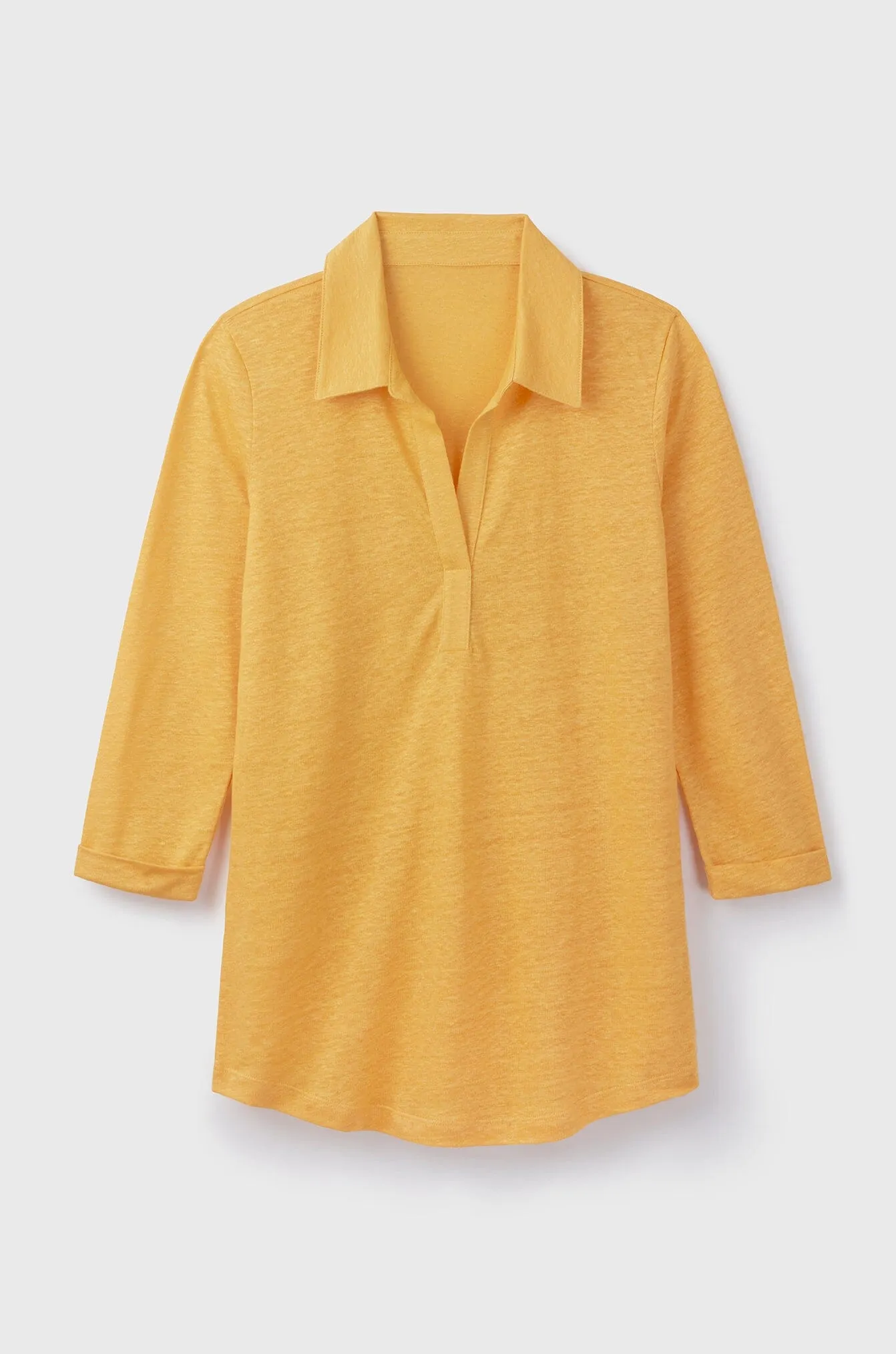 Collared Linen T-shirt - Image 9