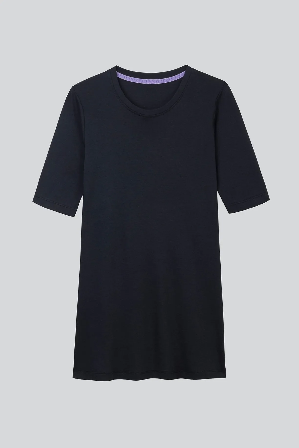 Half Sleeve Crew Neck Cotton Modal Blend T-shirt - Image 8