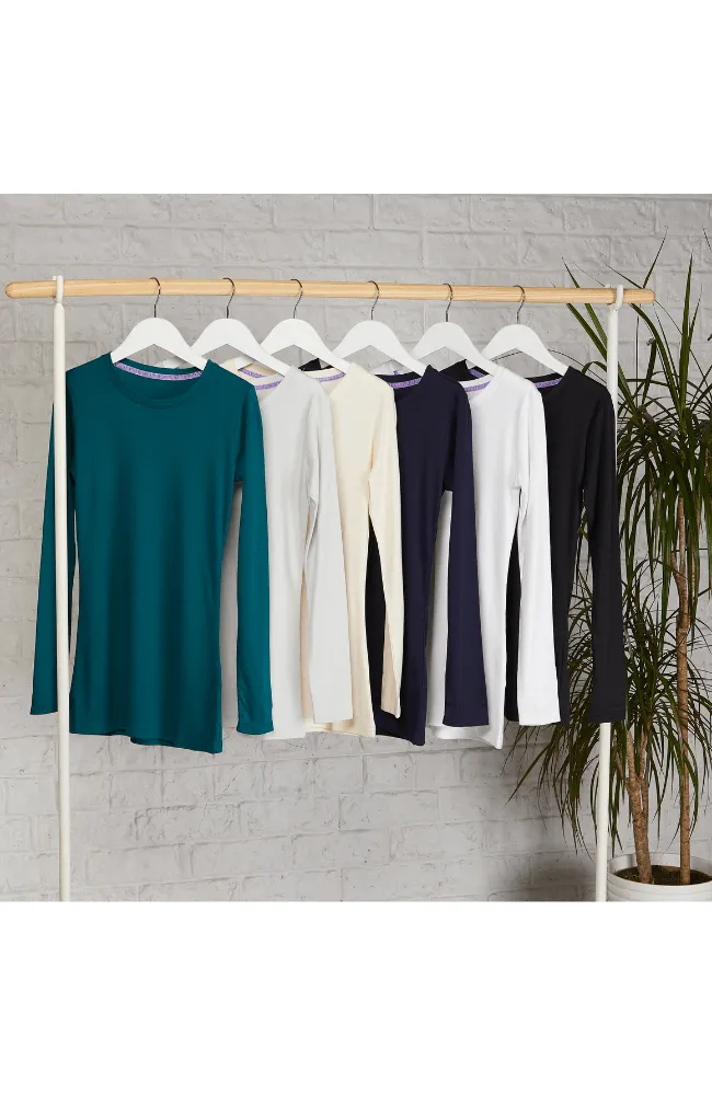 Long Sleeve Crew Neck T-shirt - Image 3