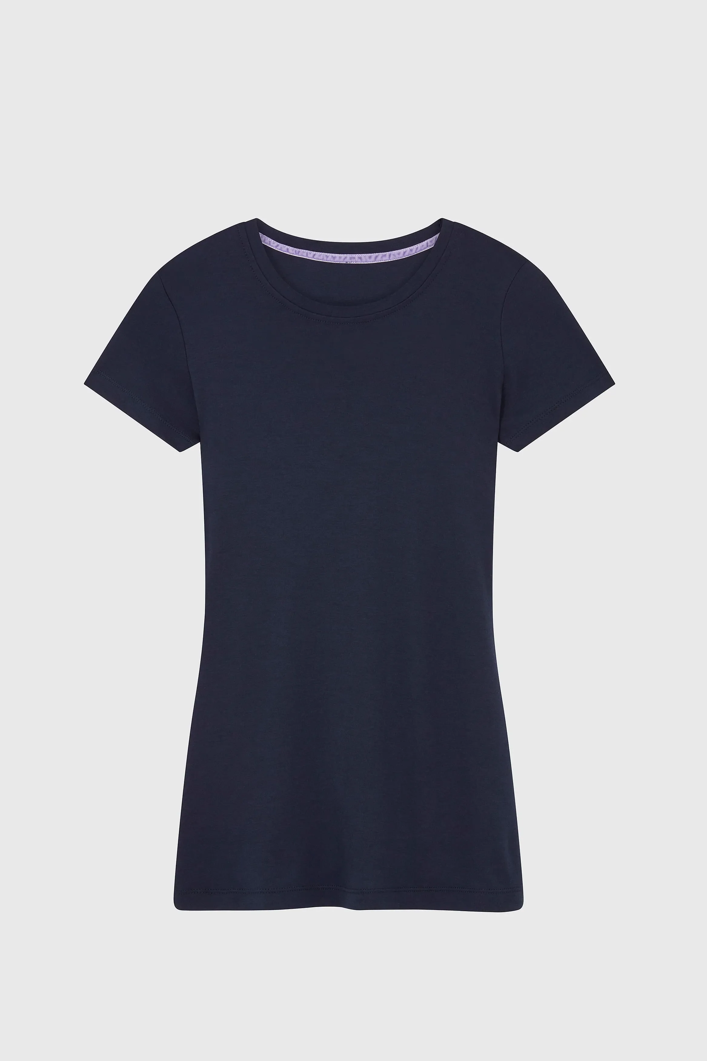 Short Sleeve Crew Neck Cotton Modal Blend T-shirt - Image 6