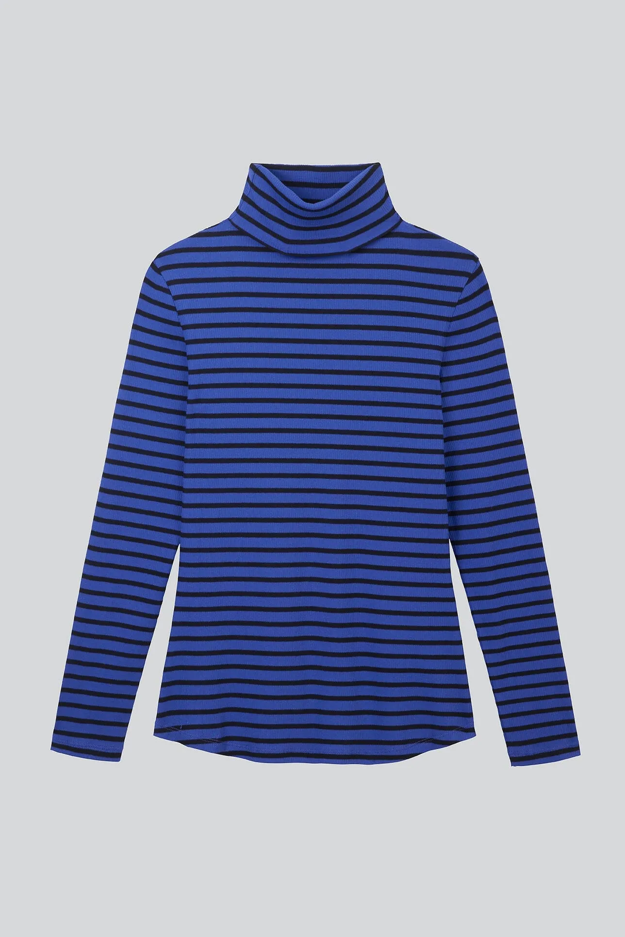 Striped Cotton Roll Neck - Image 11