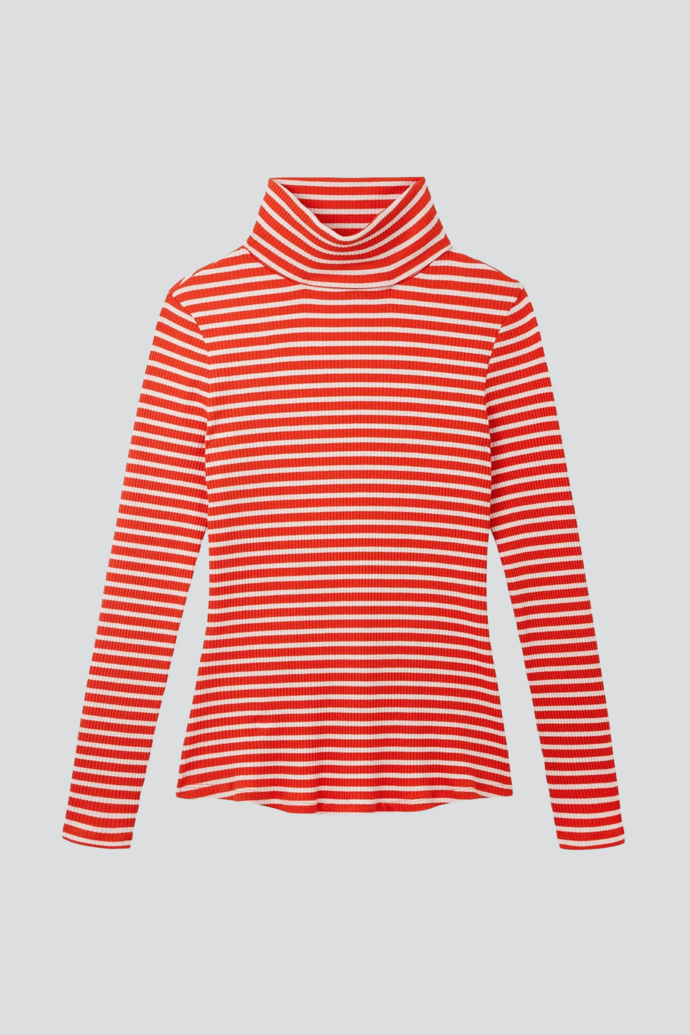 Striped Cotton Roll Neck - Image 16