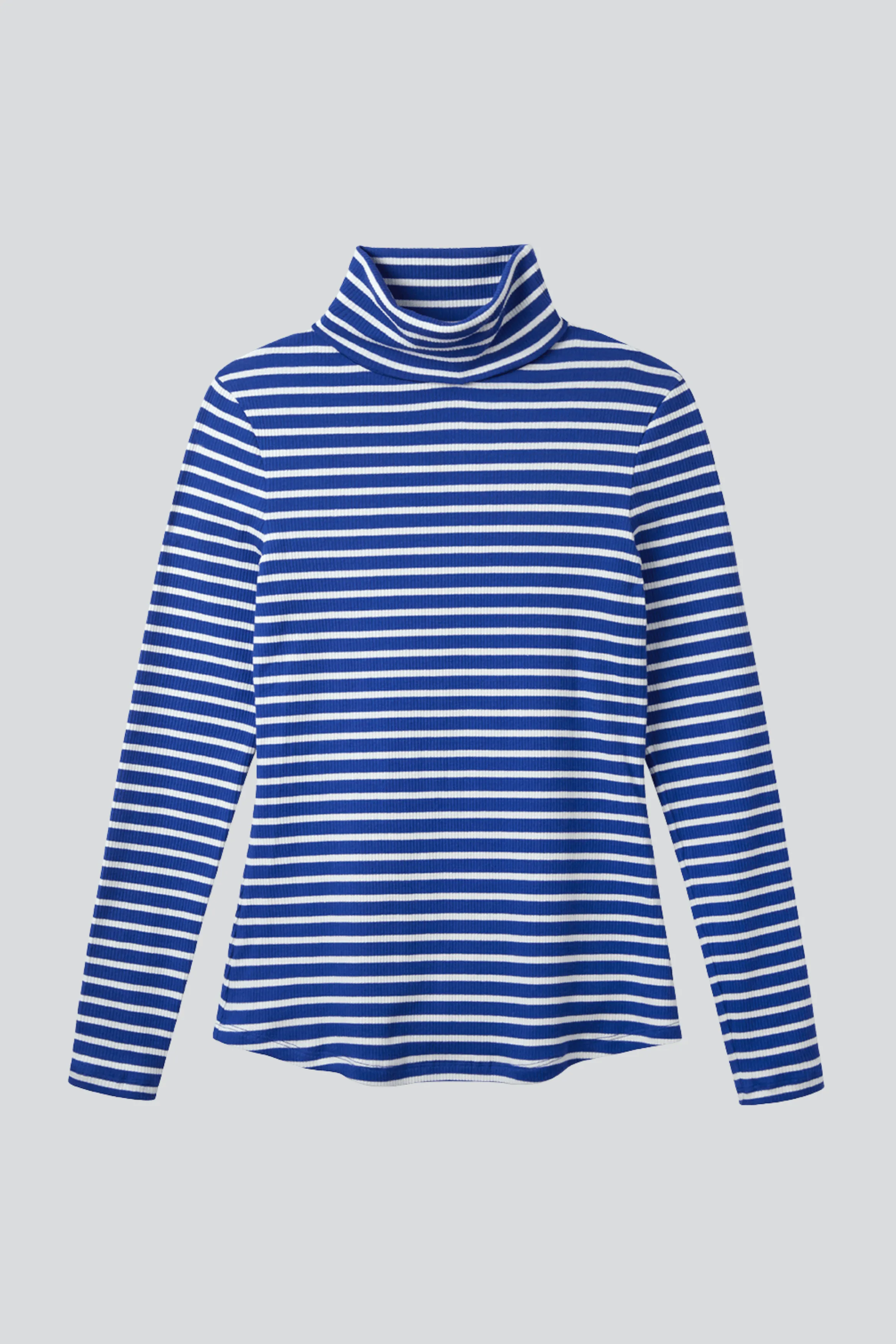 Striped Cotton Roll Neck - Image 18
