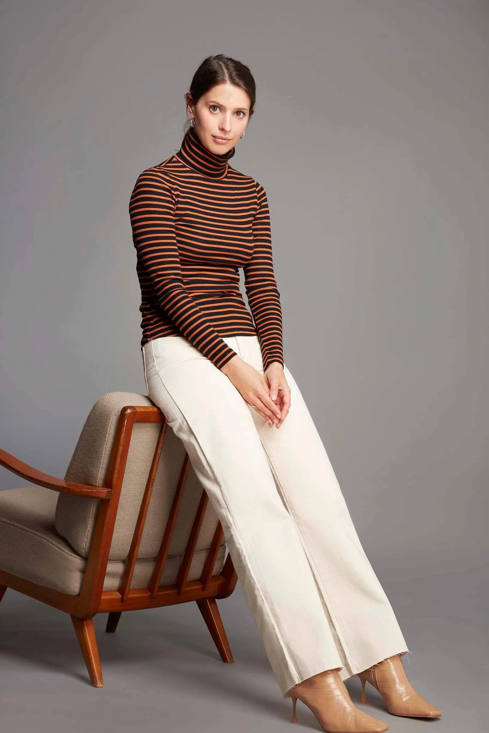 Striped Roll Neck - Image 3
