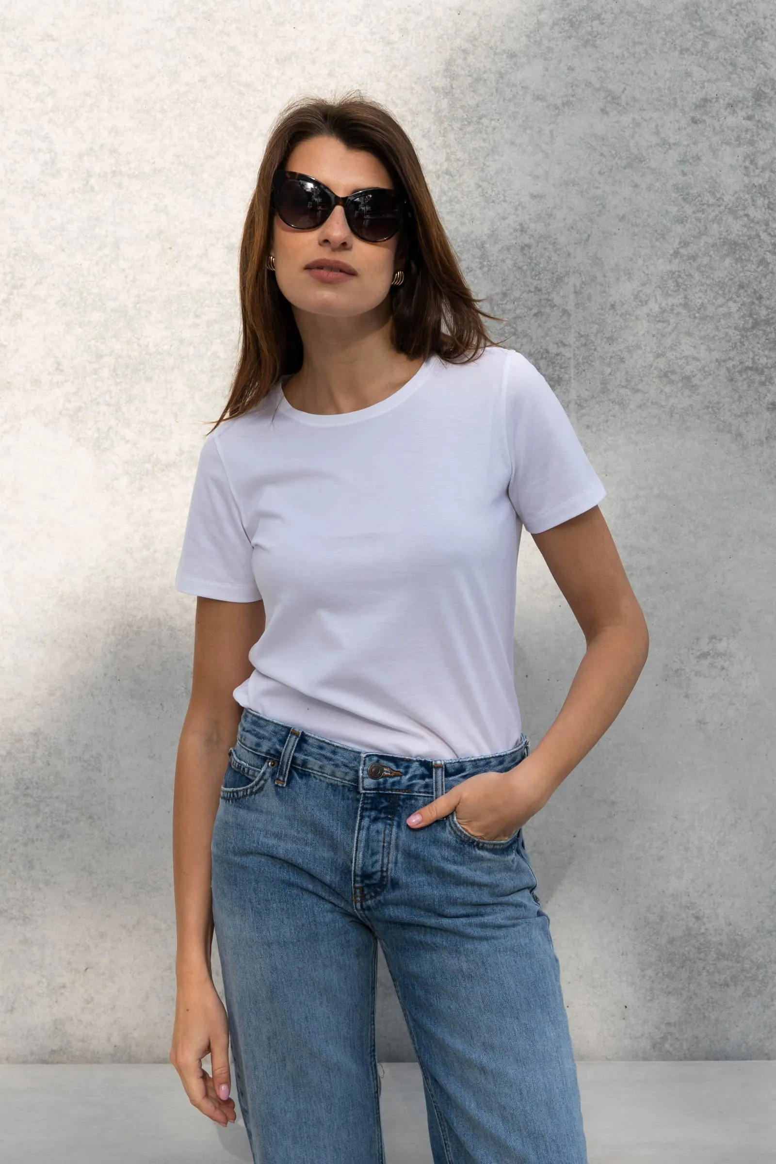 Supima Cotton Crew Neck T-Shirt - Image 3