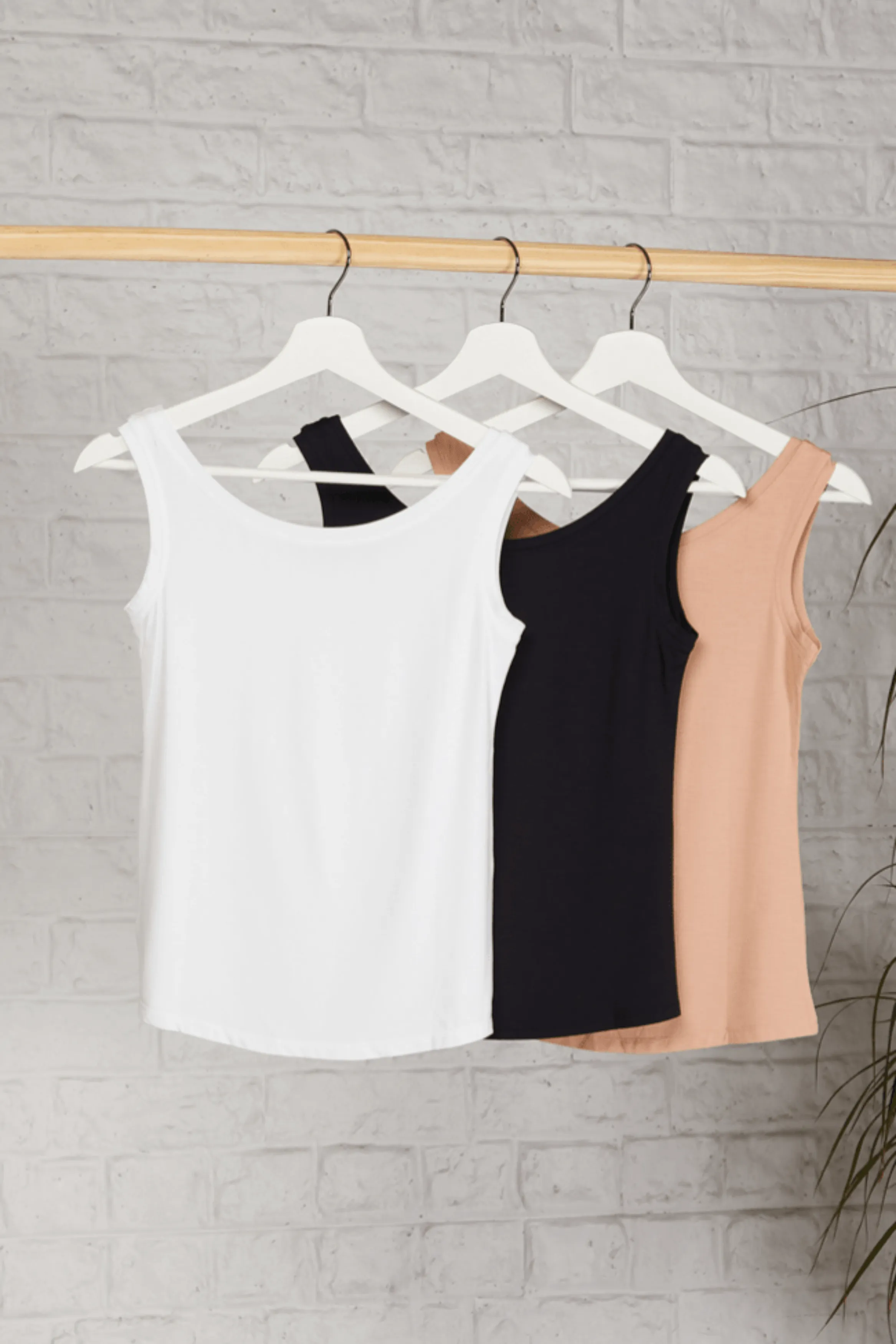 Sleeveless Micro Modal Vest Top - Image 13